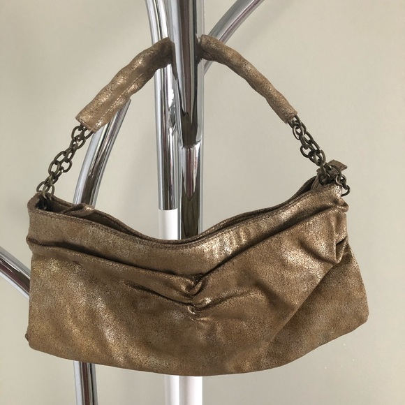 Old Navy Gold Shoulder Bag - Picture 1 of 4